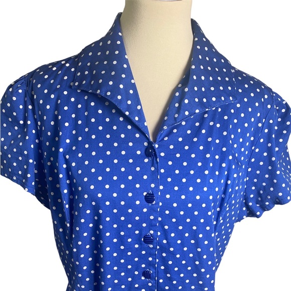 Hearts and Roses Polka Dotted Dress - Picture 3 of 4